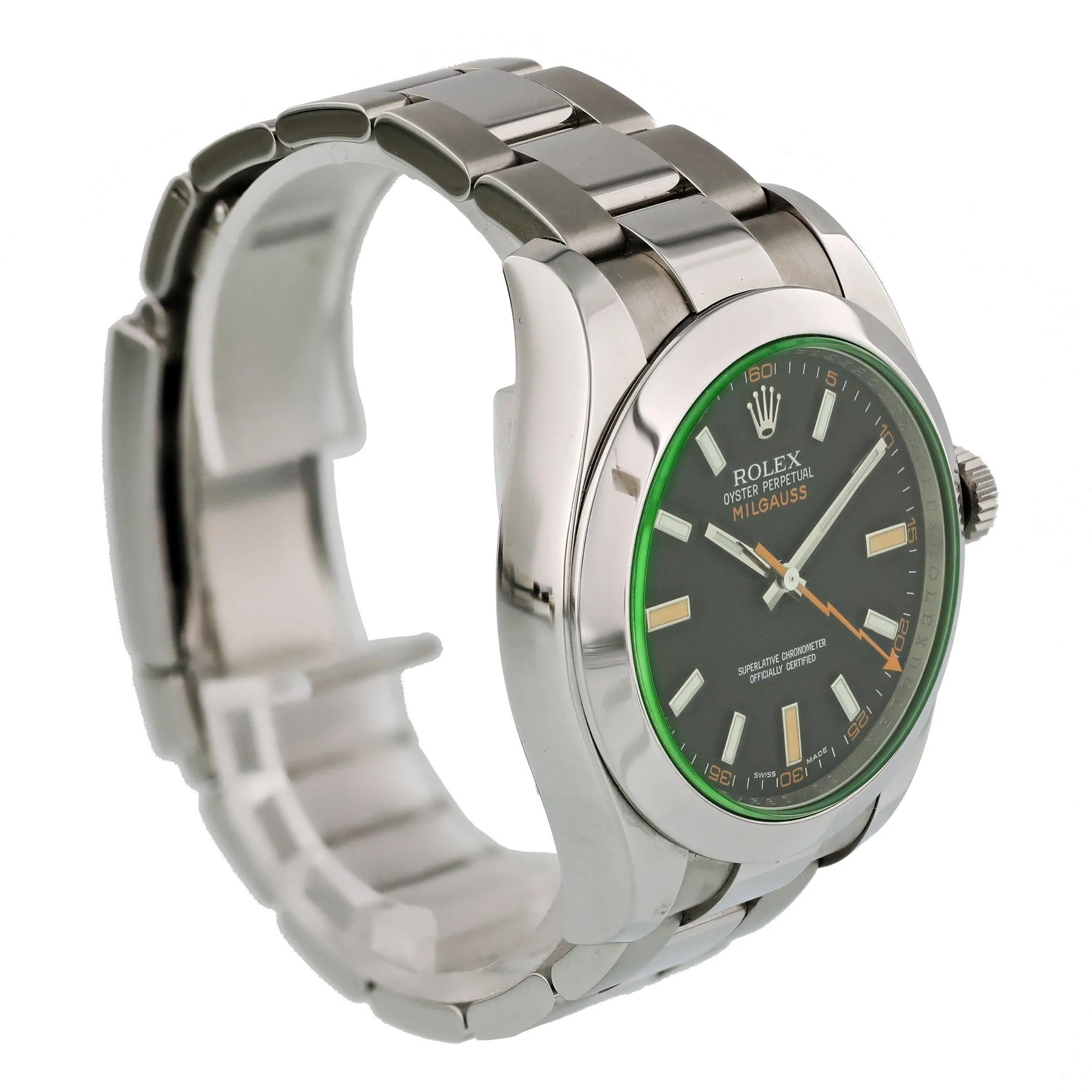 Rolex Milgauss 116400GV Mens Watch