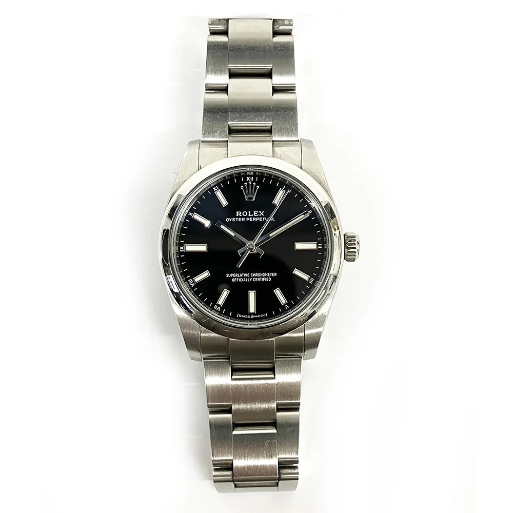 Rolex Oyster Perpetual 124200 Black Dial Dec 2020
