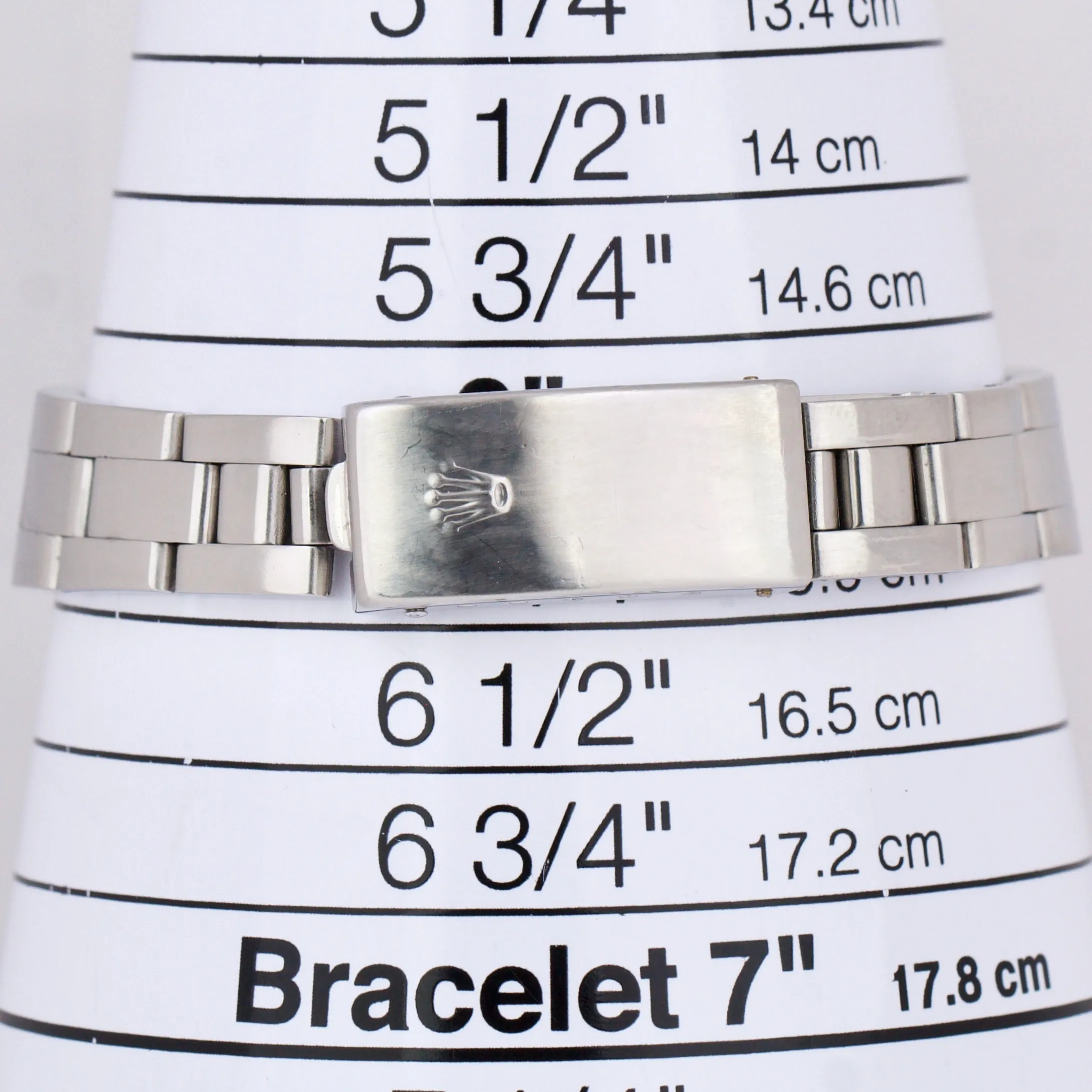 Rolex Oyster Perpetual Date 26mm GRAY TAPESTRY Steel Engine-Turned Watch 69240