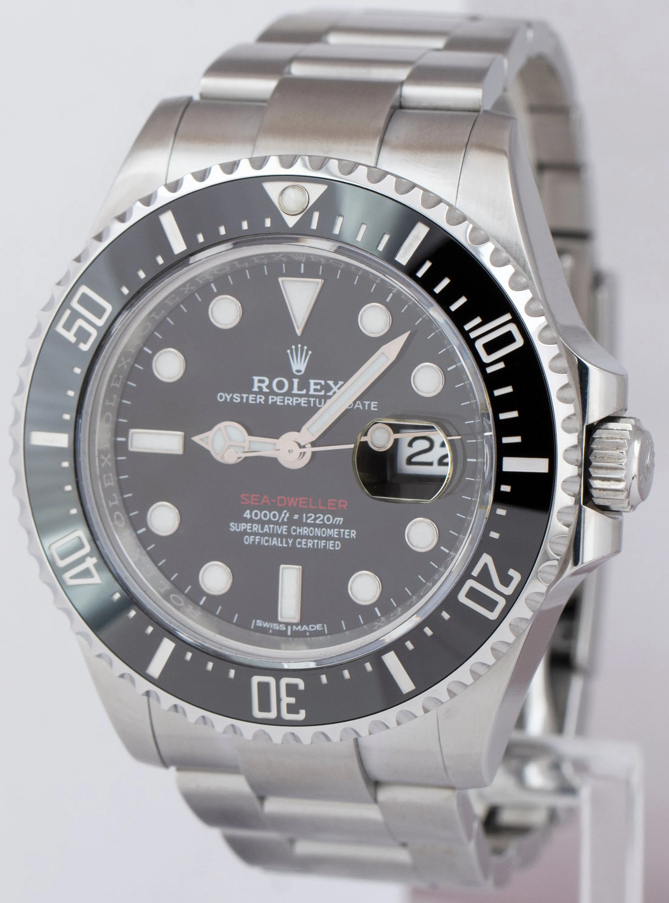 Rolex Red Sea-Dweller Black Stainless Mark I 50th-Anniversary 126600 43mm Watch