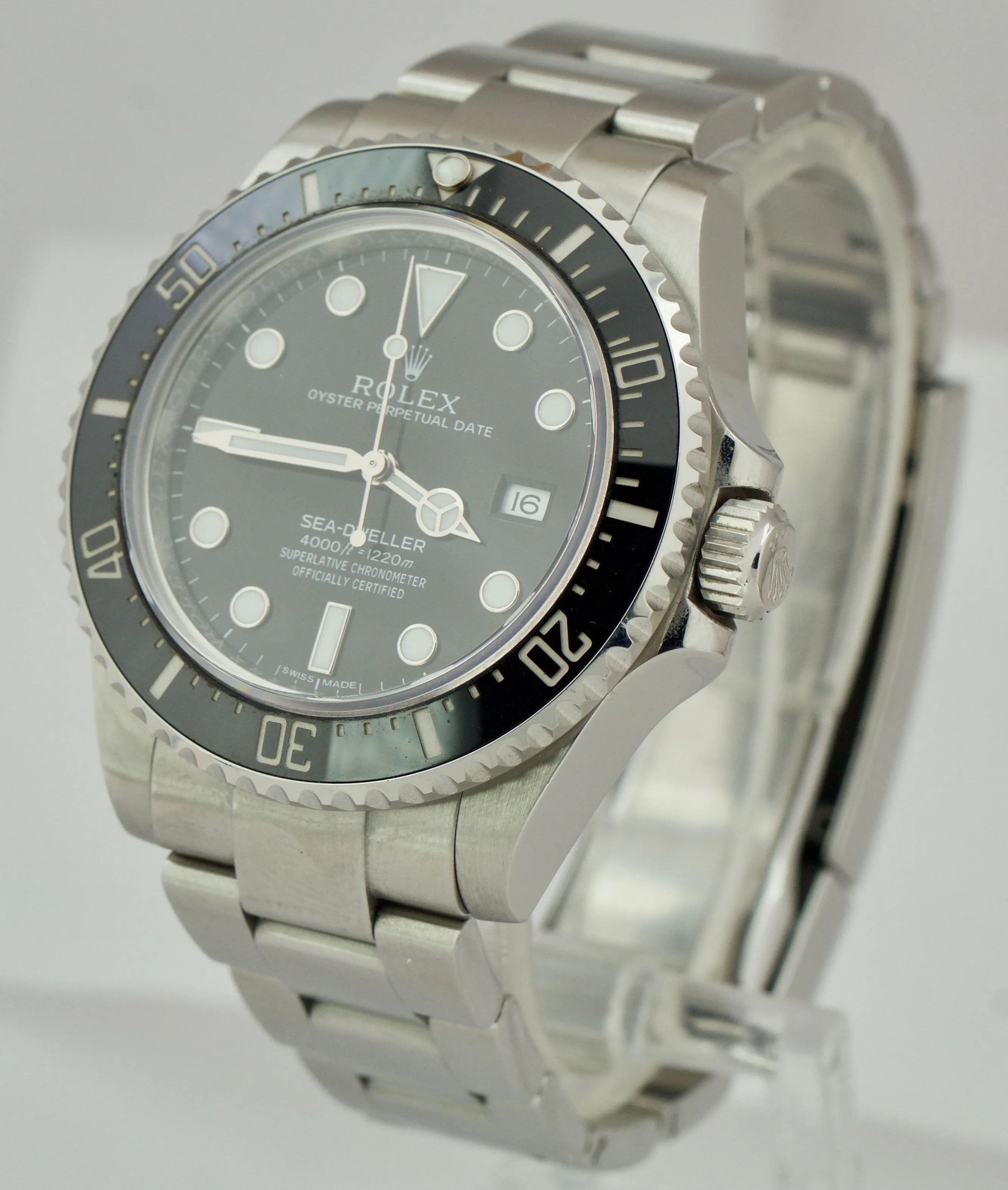 Rolex Sea-Dweller 4000 SD4K Ceramic Black Stainless Steel 116600 40mm Dive Watch