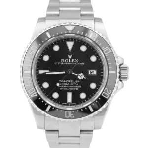 Rolex Sea-Dweller 4000 SD4K Ceramic Black Stainless Steel 116600 40mm Dive Watch