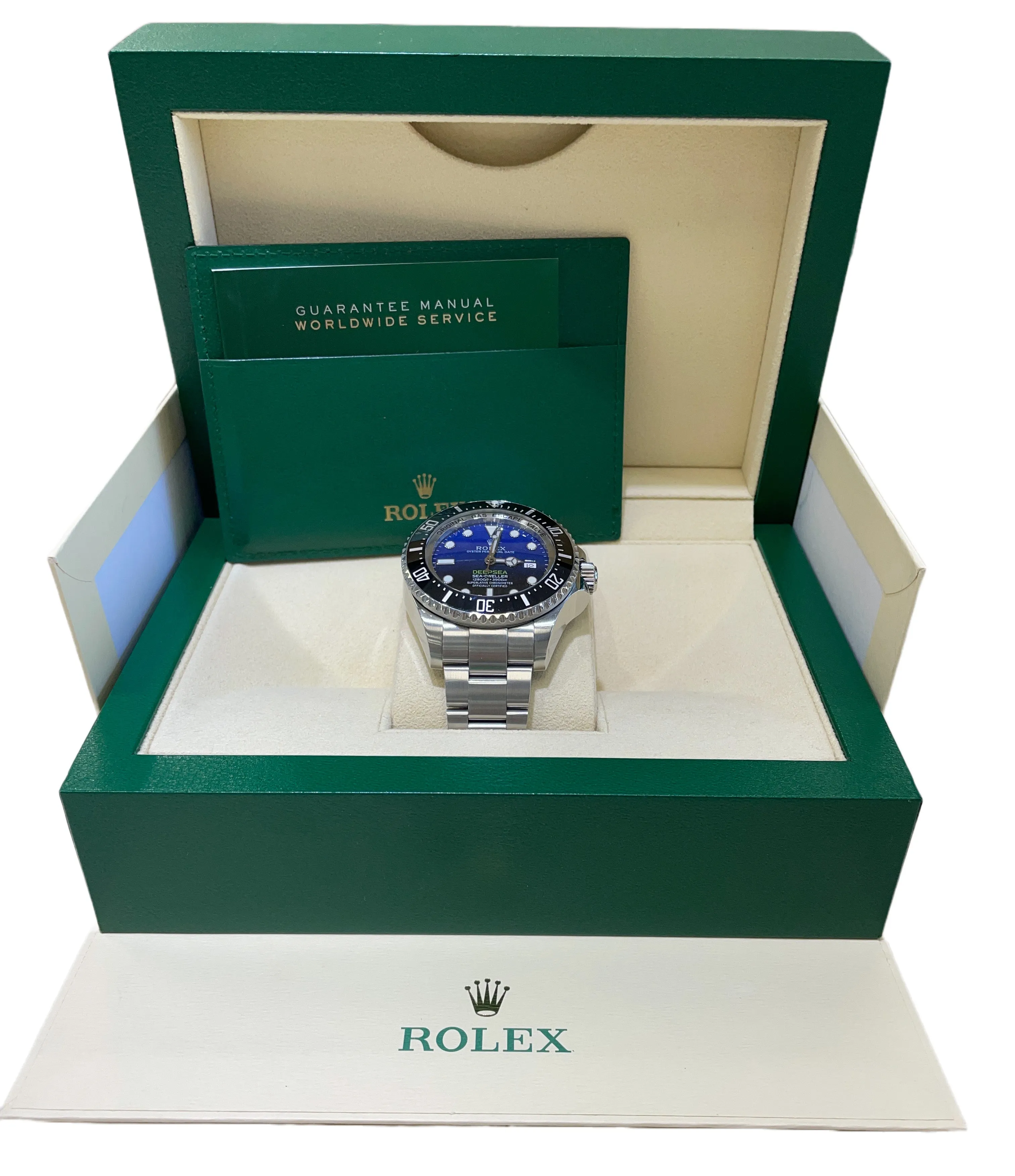 Rolex Sea-Dweller Deepsea 'James Cameron' Blue Stainless 116660 44mm Watch BOX