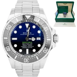 Rolex Sea-Dweller Deepsea 'James Cameron' Blue Stainless 116660 44mm Watch BOX