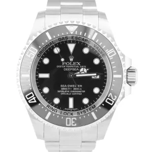 Rolex Sea-Dweller Deepsea Stainless Steel 44mm Black Ceramic Dive Watch 116660