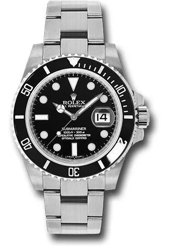 Rolex Steel Submariner Date 40 Watch 116610LN