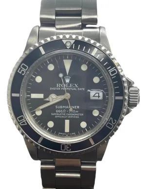 Rolex Submariner 1680 Black Dial Automatic Men's Watch