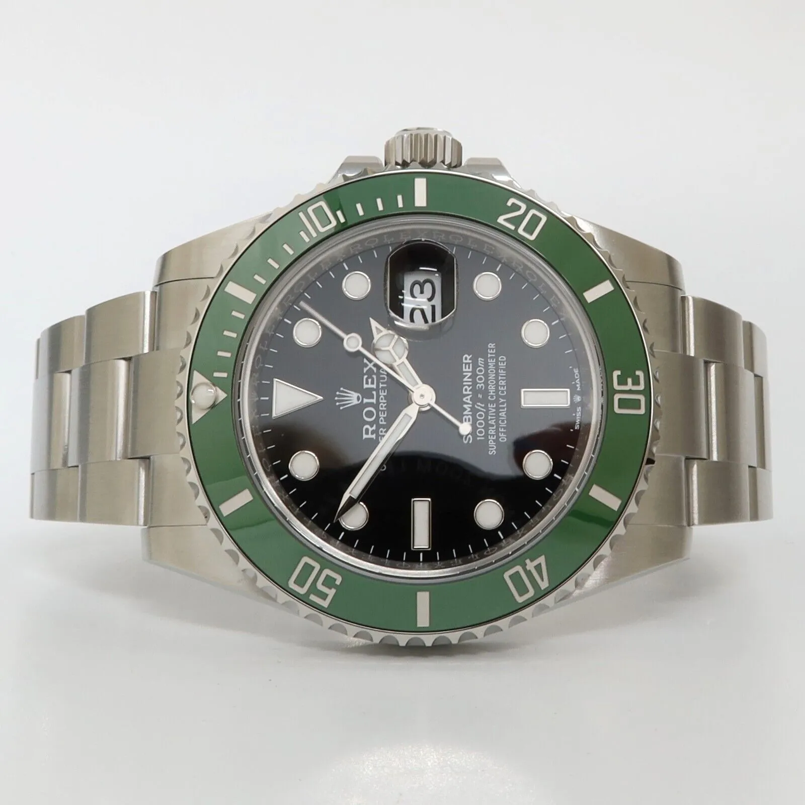 Rolex Submariner Date 41mm Black Dial Green Bezel "Starbucks" Steel 126610LV