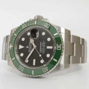 Rolex Submariner Date 41mm Black Dial Green Bezel "Starbucks" Steel 126610LV
