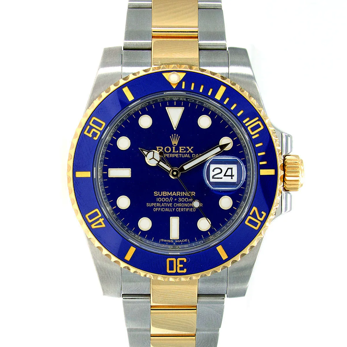 Rolex Submariner Date SS/18K Blue Dial