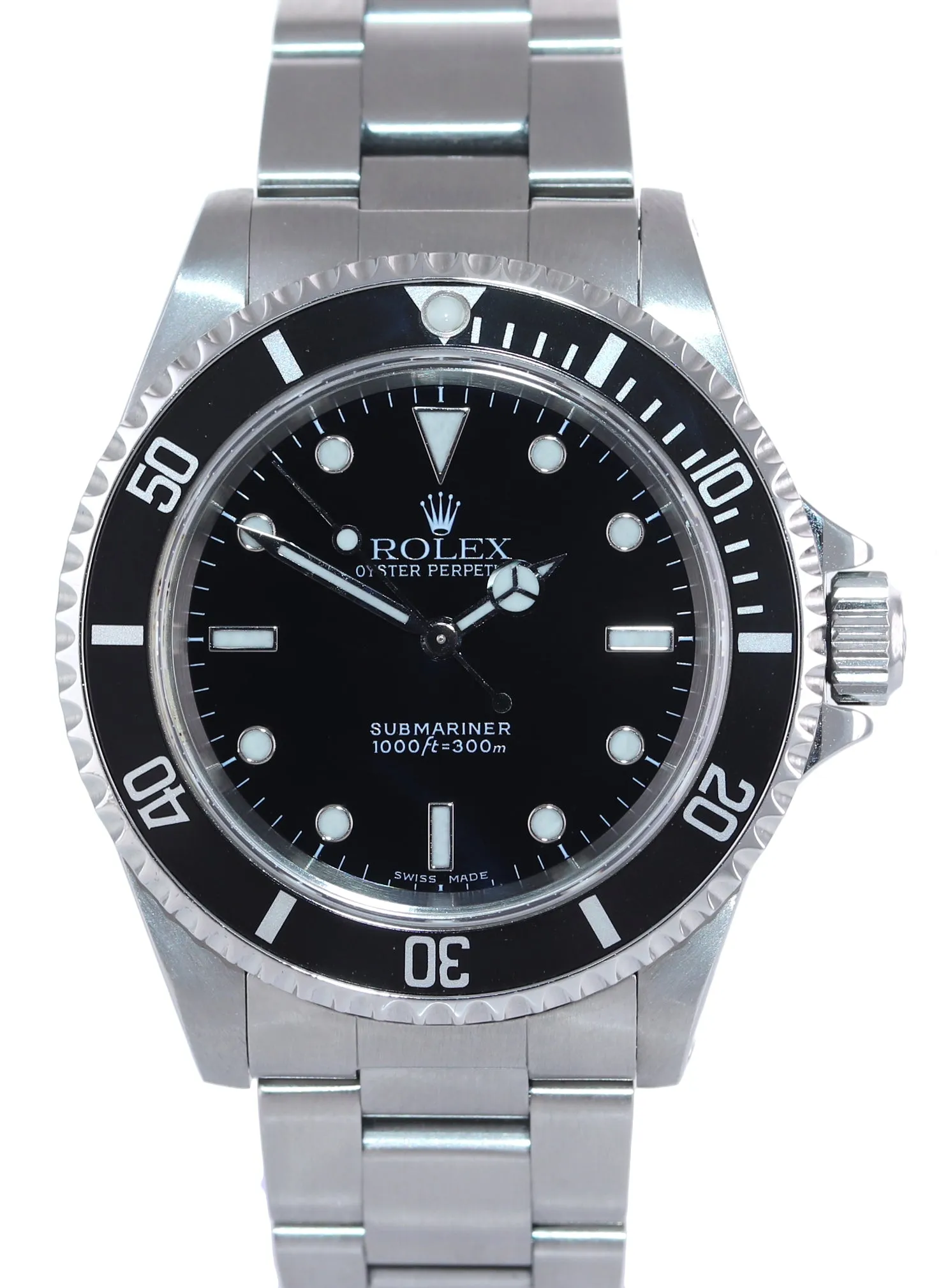 Rolex Submariner No-Date 14060m Steel Black Dial Dive 40mm Watch Box