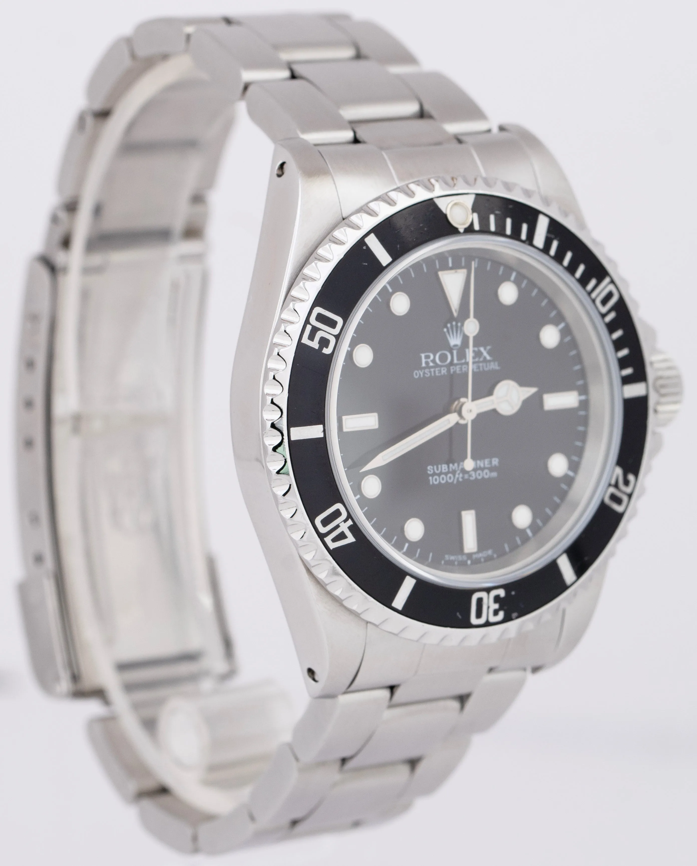 Rolex Submariner No-Date Black Automatic Stainless Steel Oyster 40mm 14060 Watch