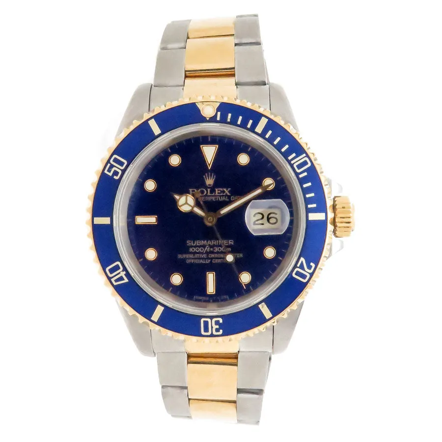 Rolex Submariner SS/18K Blue Dial