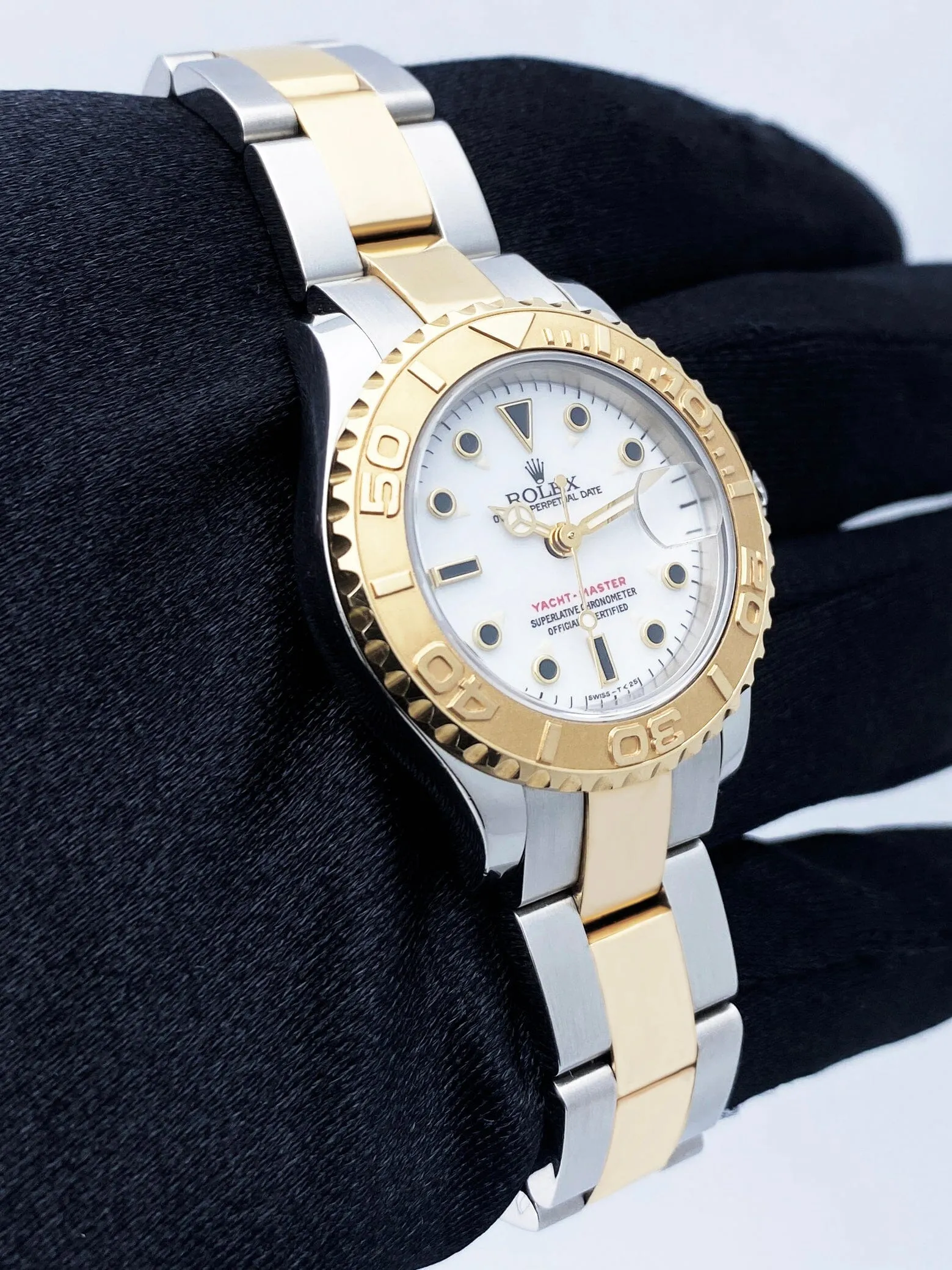 Rolex Yacht Master 69623 18K Yellow Gold & Stainless Steel Ladies Watch
