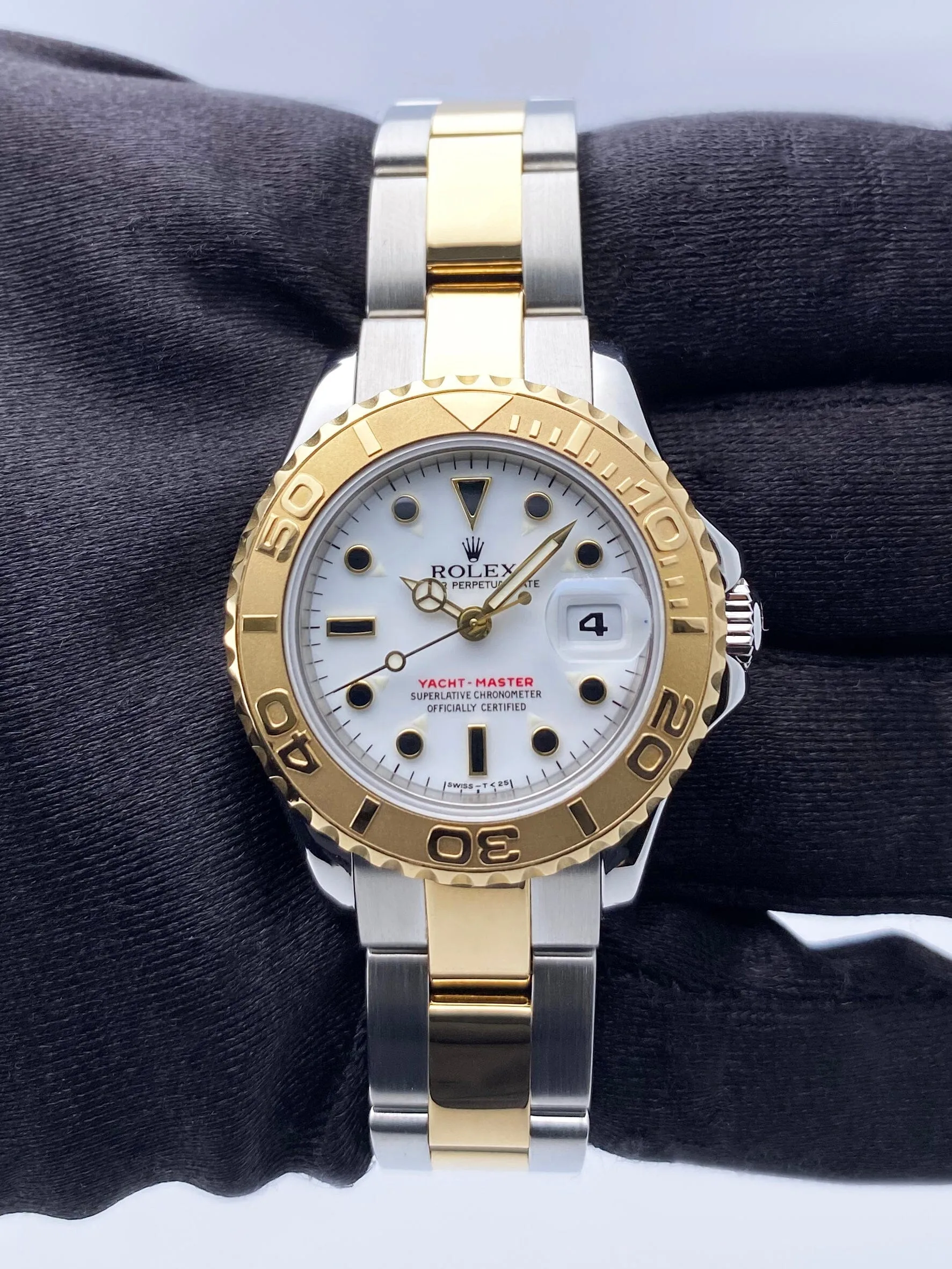 Rolex Yacht Master 69623 18K Yellow Gold & Stainless Steel Ladies Watch