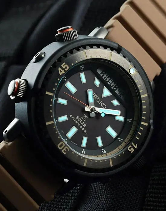 Seiko Arnie Prospex SNJ029 Solar Divers 200m Men's Watch
