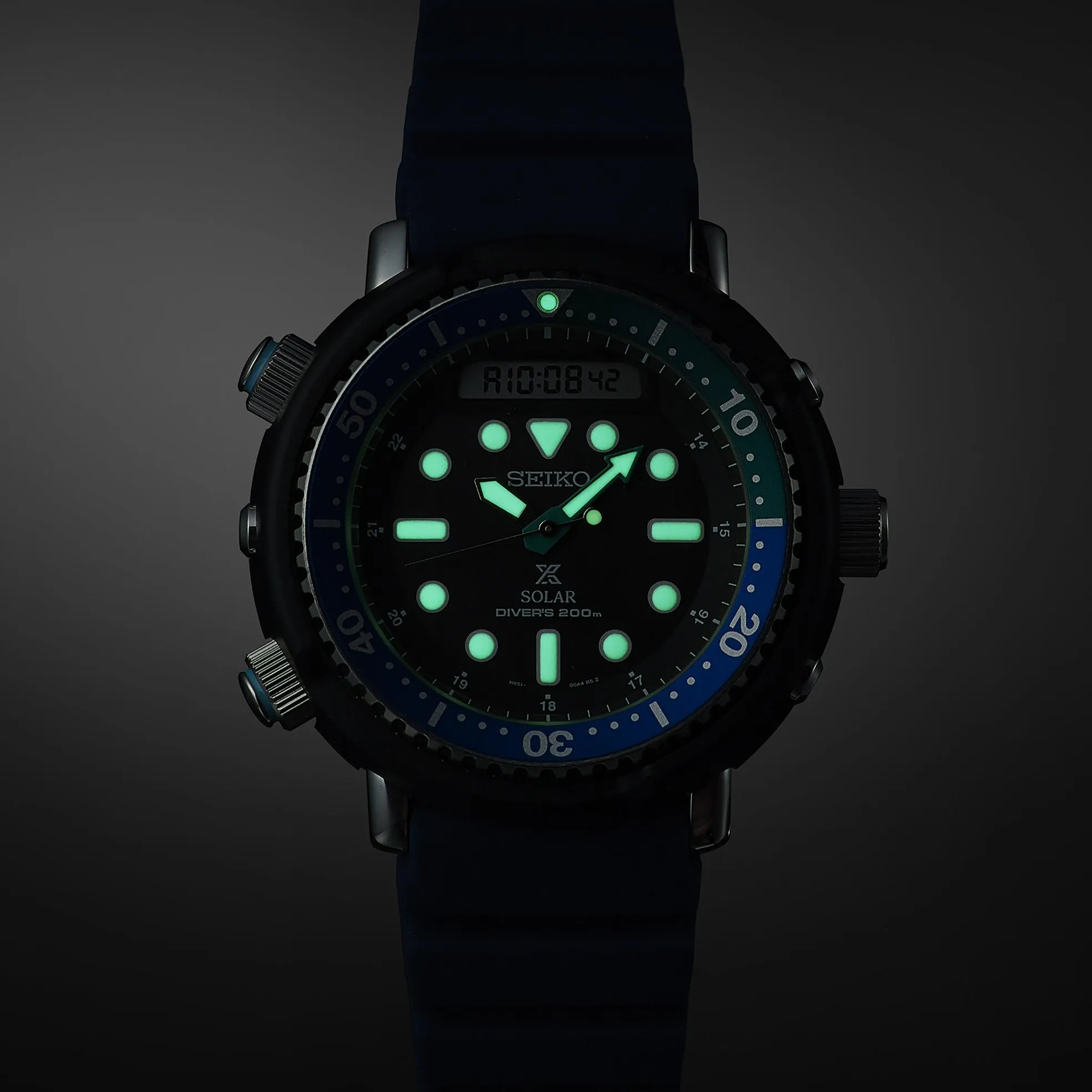 Seiko Prospex Tropical-Lagoon/SpEdition Hybrid/Solar-Diver Watch