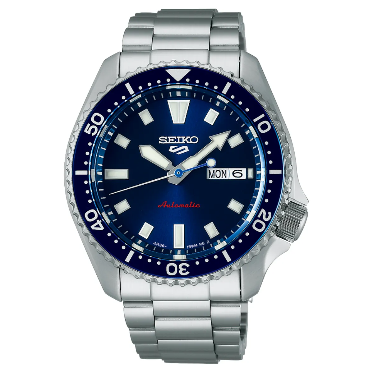 Seiko SRPL83K1: Modern Automatic Sports Watch in Blue