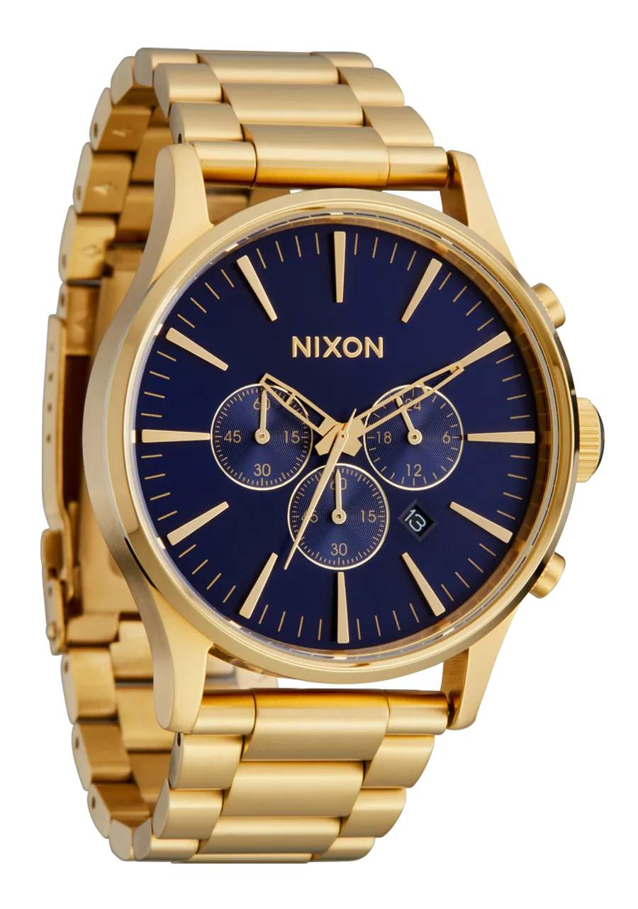 Sentry Chrono - Gold / Blue Sunray