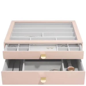Stackers Supersize Jewellery Drawer Box (Set) - Blush