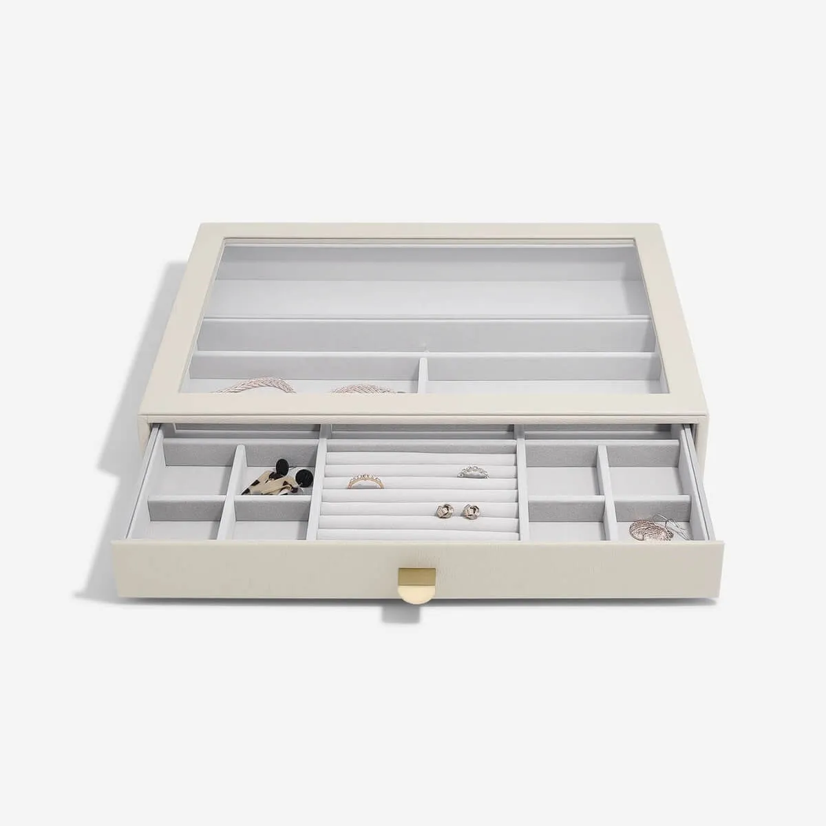 Stackers Supersize Jewellery Drawer Box (Set) - Oatmeal