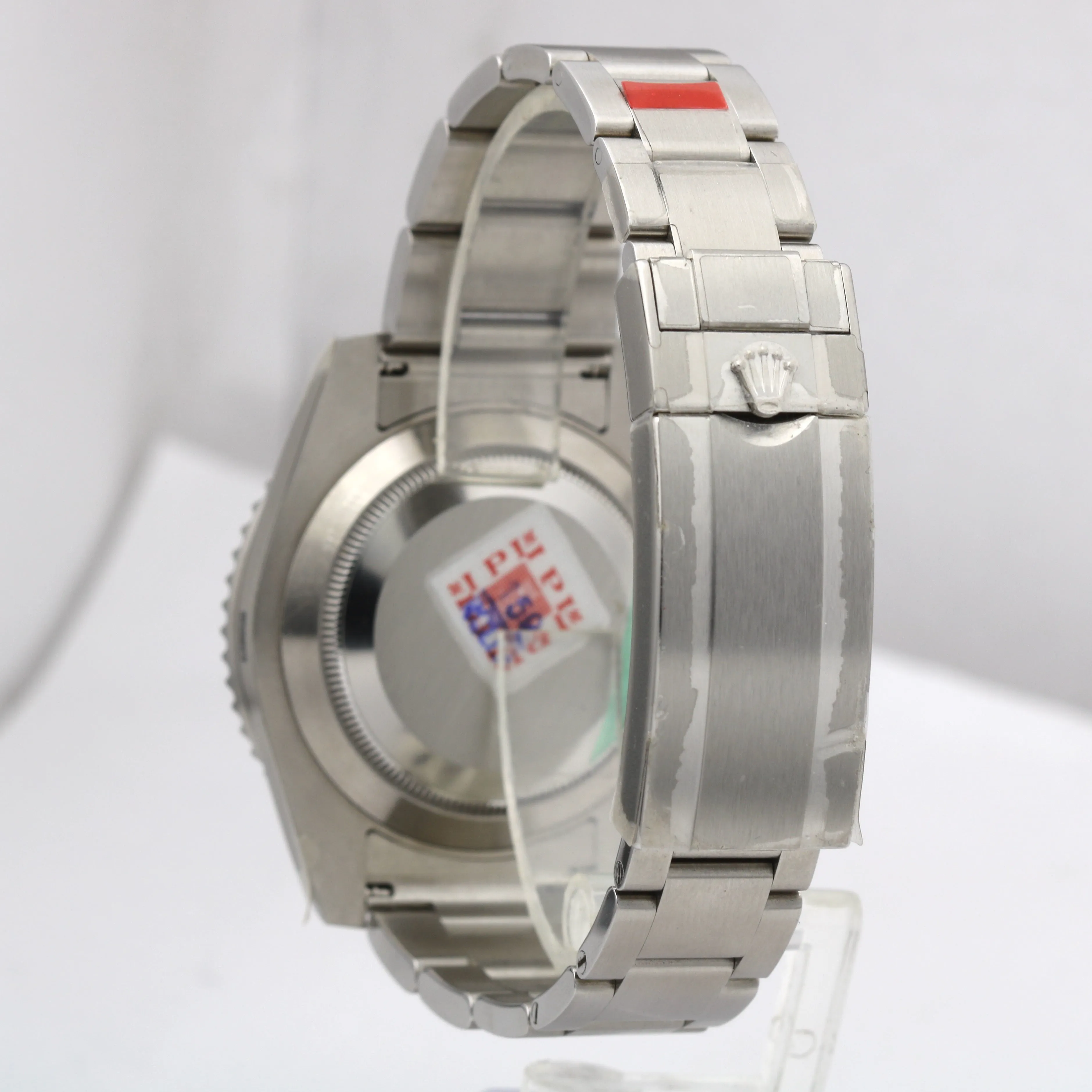 STICKERED UNDATED NEW CARD Rolex Submariner HULK Green 116610 LV 40mm Watch