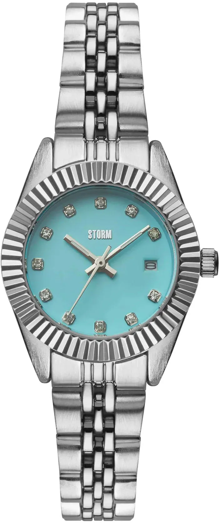 Storm Roxin Crystal Aqua Watch