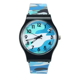 Super Quality 2018  Camouflage Children Watch Quartz Wristwatch Silicone Band  For Girls Boy  Top Brand Luxury  Watch Men
