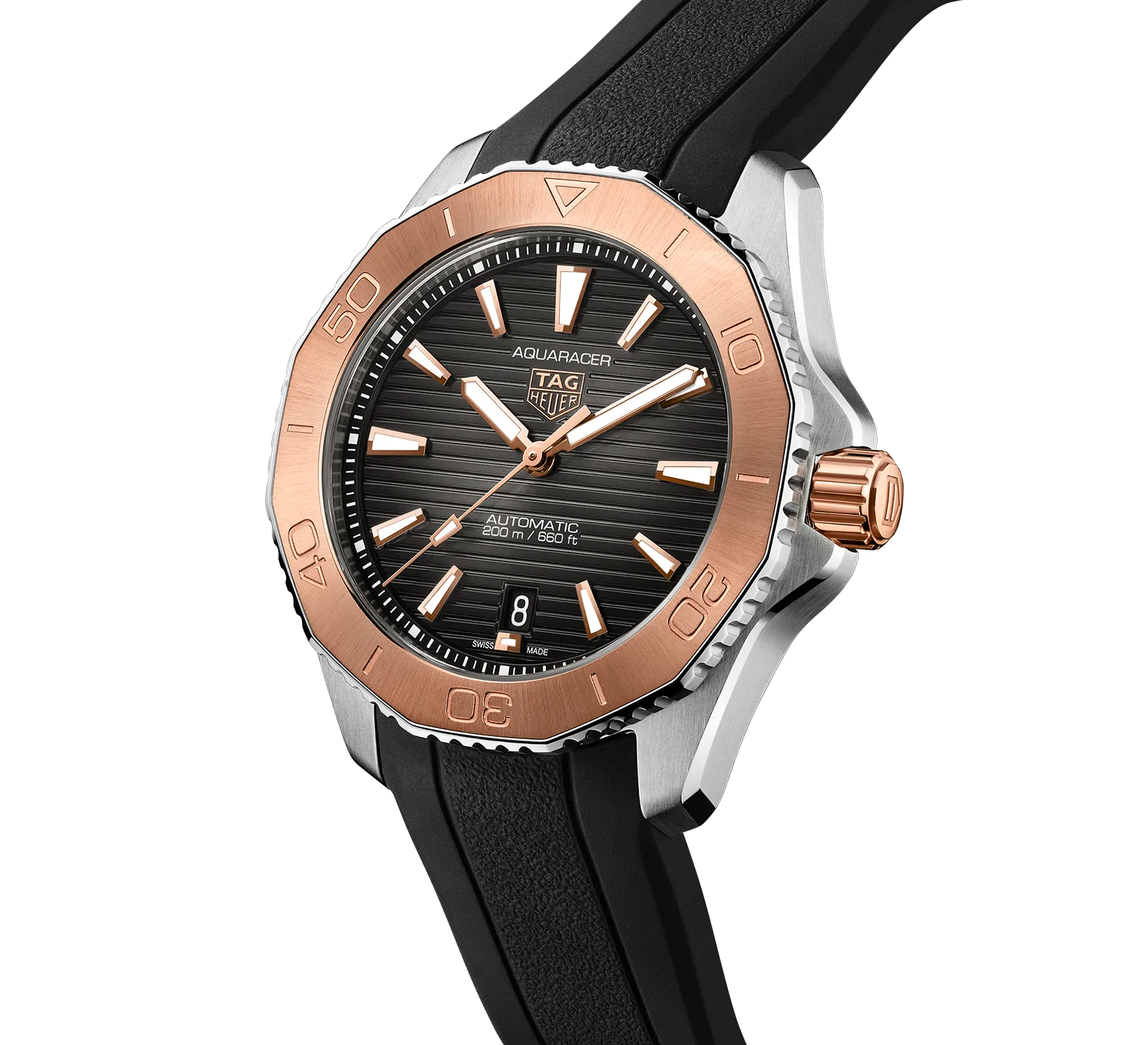 TAG Heuer Aquaracer Professional 200 with 18K Rose Gold