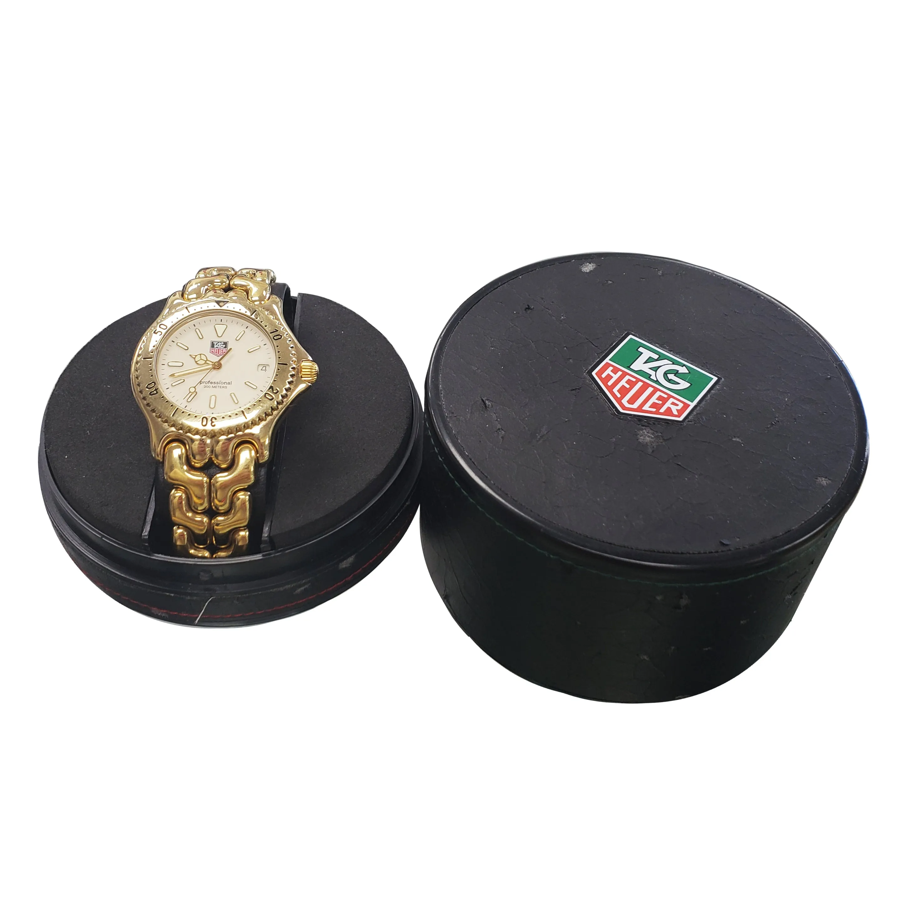 TAG Heuer Professional 200M Cell Series Gold-Plated 37mm Quartz Watch S94.006