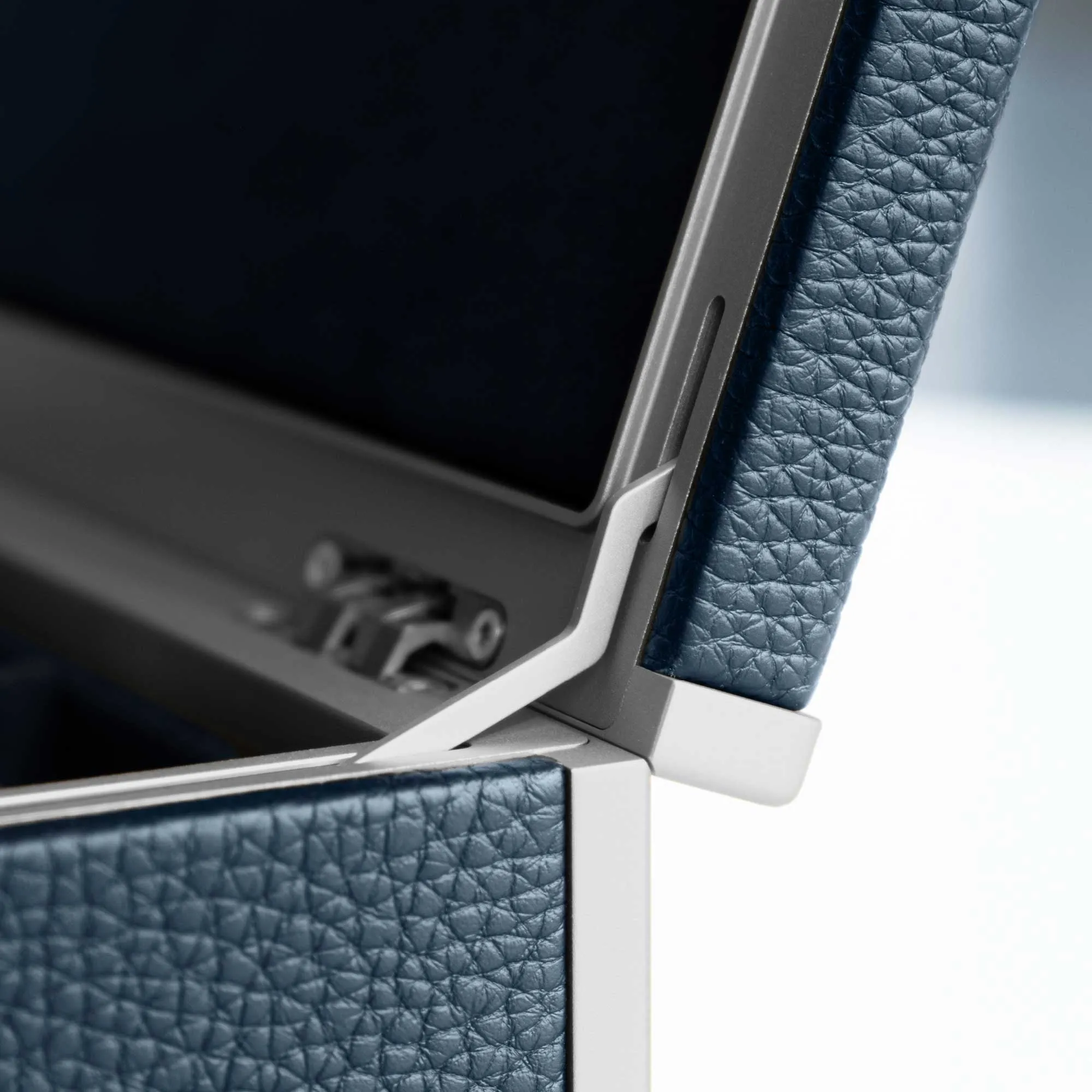 TAYLOR 4 WATCH AND JEWELRY BOX - MARINE / GREY