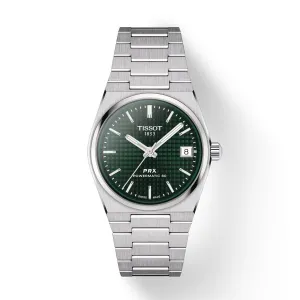 Tissot Clock Prx Powermatic 80 35mm Green Automatic Steel T137.207.11.091.00