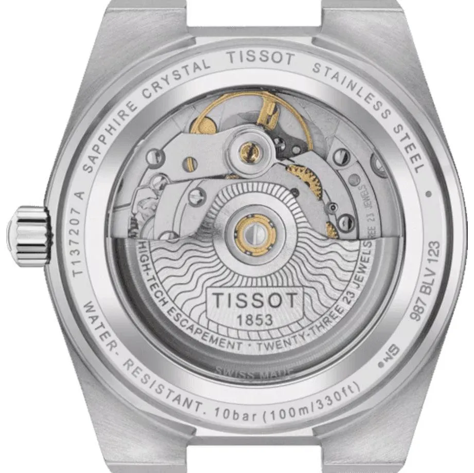 Tissot Clock Prx Powermatic 80 35mm Green Automatic Steel T137.207.11.091.00