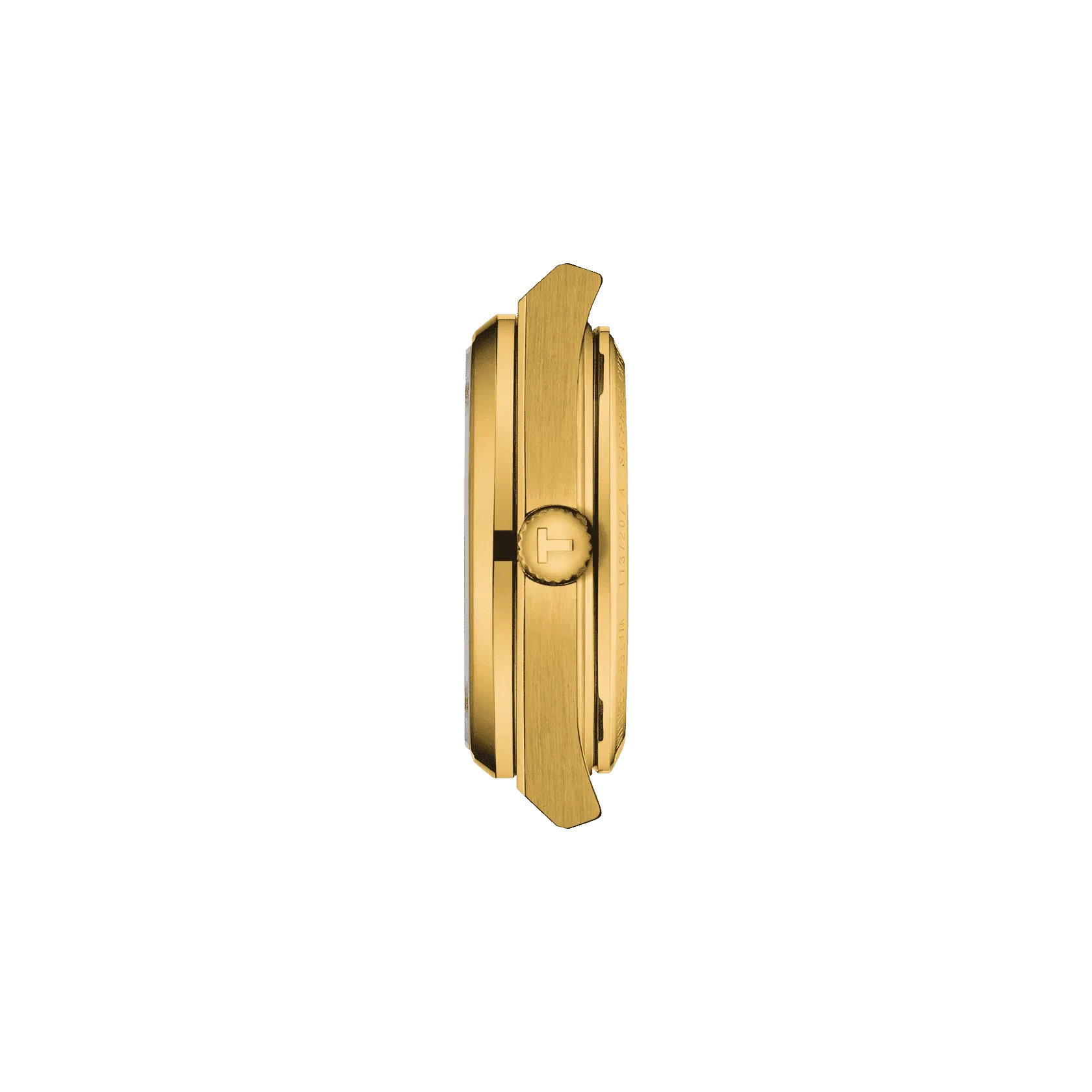 Tissot Clock Prx PowerMitic 80 35mm Champagne Automatic Steel Finish Pvd Gold Gold T137.207.33.021.00