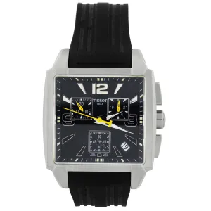 Tissot Men's T-Trend Quadrato Stainless Steel 40mmx36mm Black Stick & Arabic Dial Watch Reference #: T005.517A