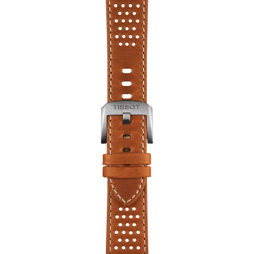 Tissot PR516 Powermatic 80 38mm Light Brown Strap Men's Watch T1494071605100