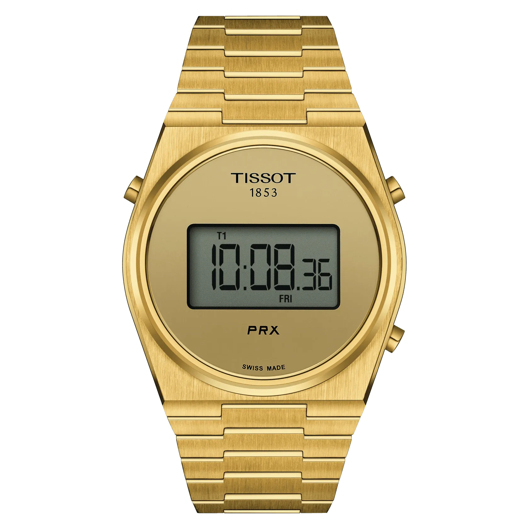 Tissot PRX Digital 40mm Yellow Gold PVD Men's Watch T1374633302000