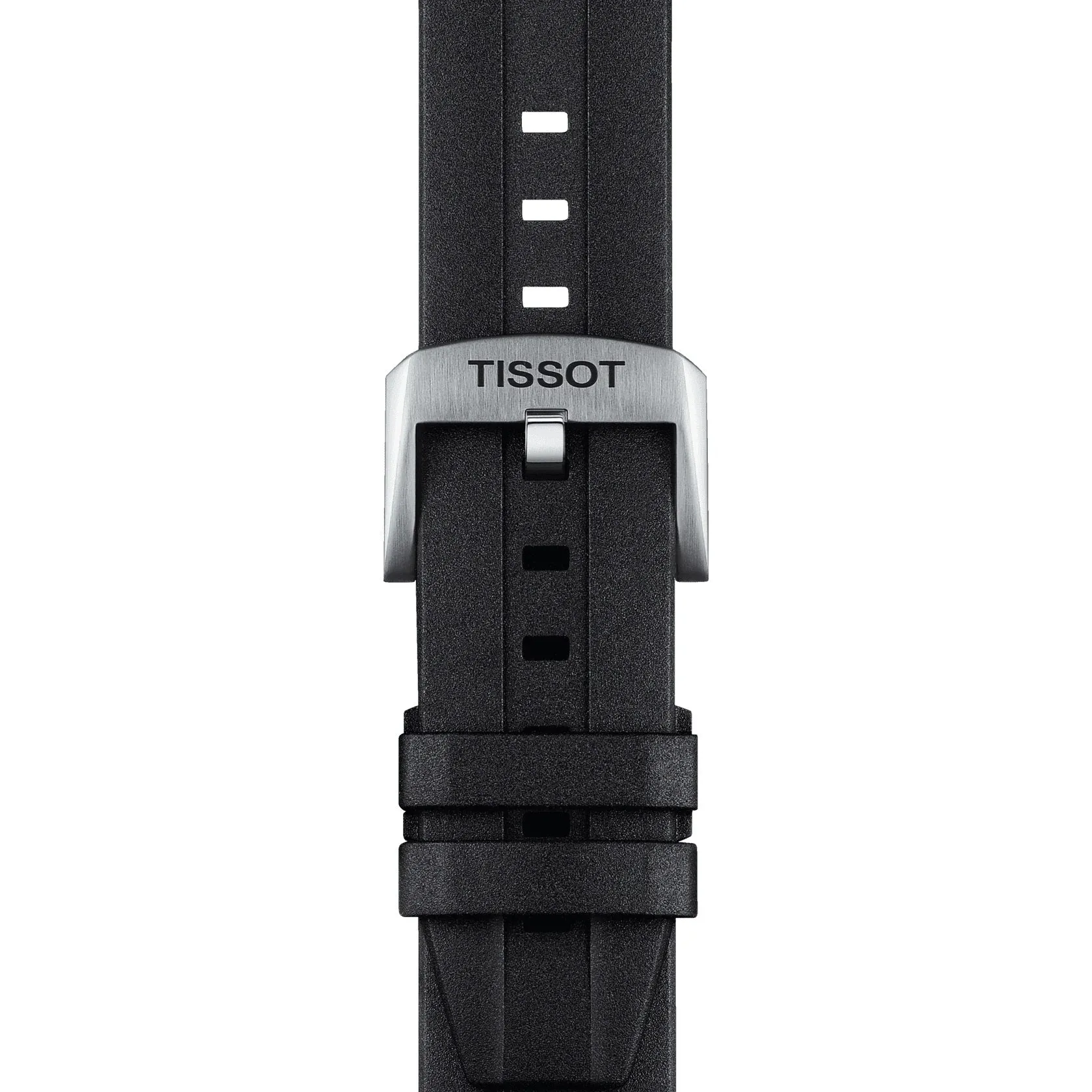 Tissot Seastar 2000 Professional Powermatic 80 Mens Stainless Steel Black Dial Rubber Strap Watch