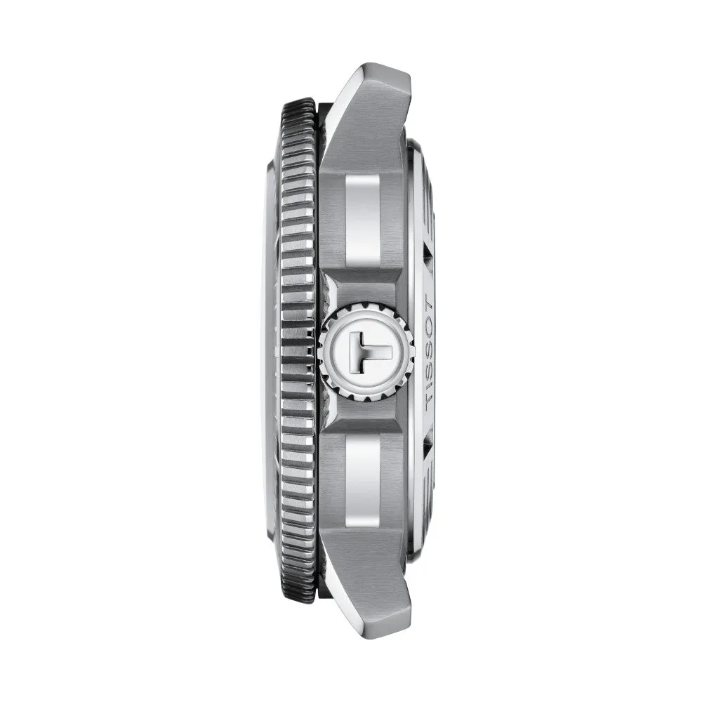 Tissot Seastar 2000 Professional Powermatic 80 Mens Stainless Steel Blue Dial Watch