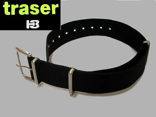 Traser Genuine OEM Nylon NATO Style Strap, 22mm, Model T1, 105721