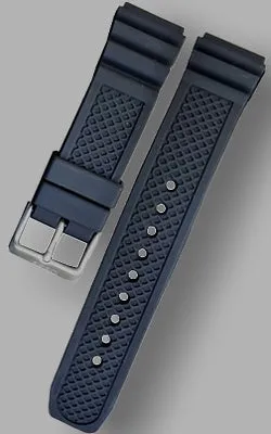 Traser Genuine OEM Signature Rubber Dive Strap, 22mm, model T3, 105693