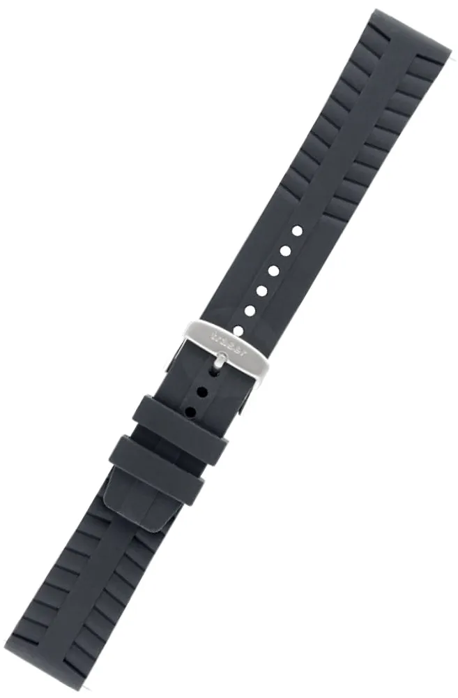 Traser Wave Silicone Dive Strap with Signature Buckle, 22mm, T45, 105672