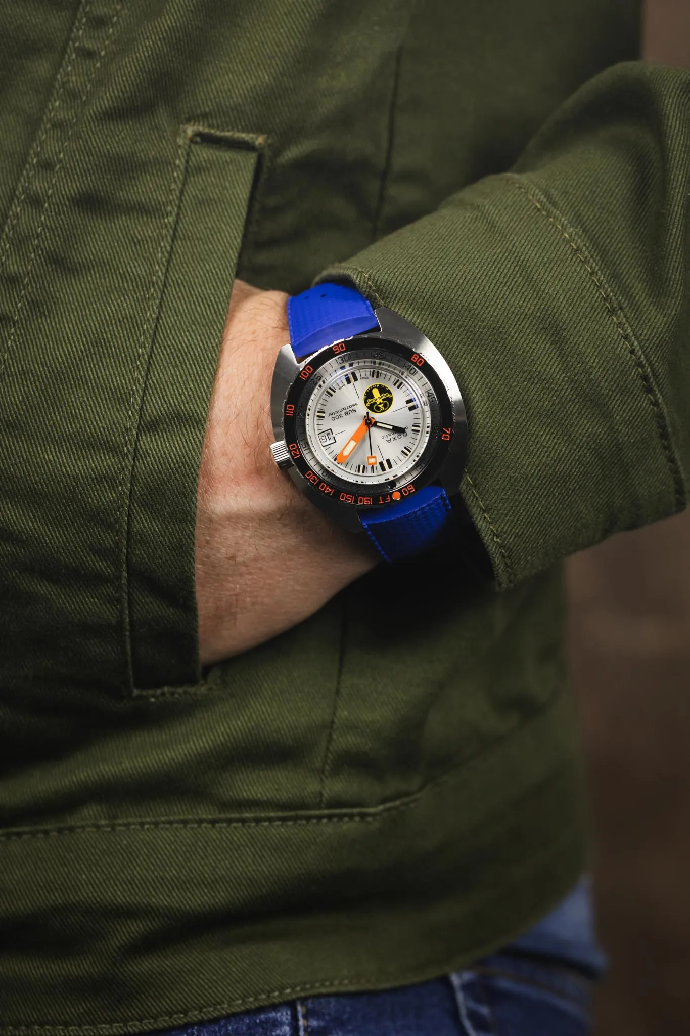 TROPIC® Dive Watch Strap in ROYAL BLUE
