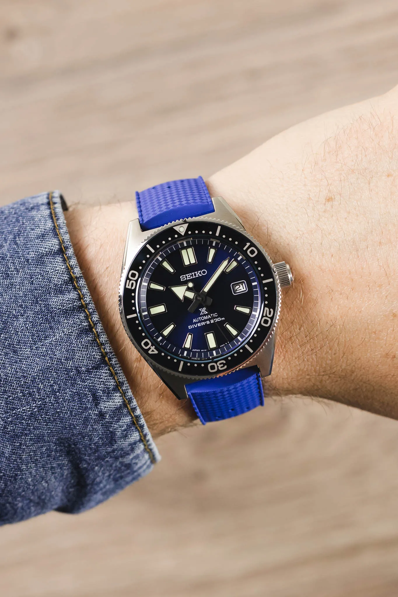 TROPIC® Dive Watch Strap in ROYAL BLUE