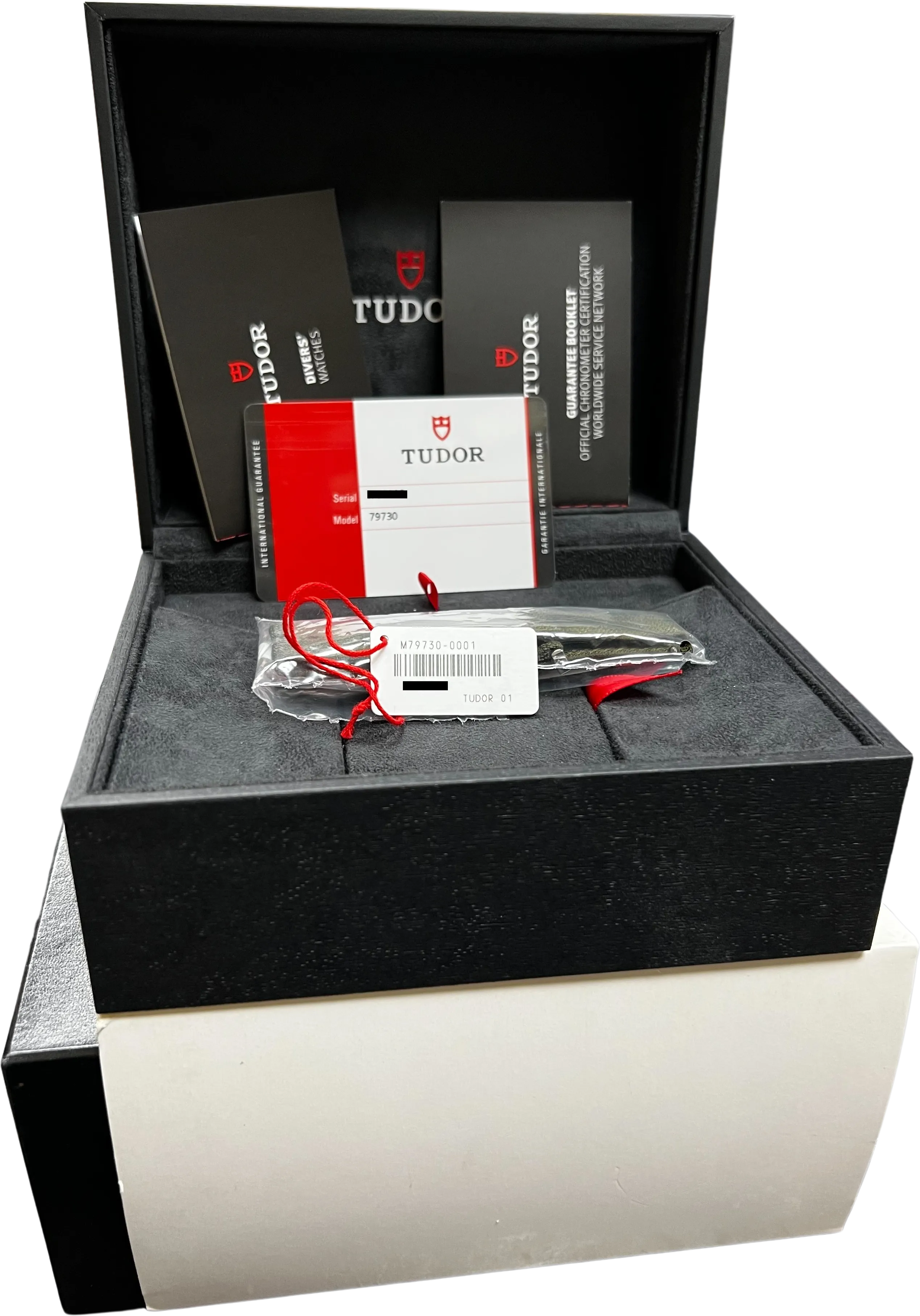 Tudor Black Bay Heritage 79730 Stainless Steel 41mm Automatic Watch BOX CARD