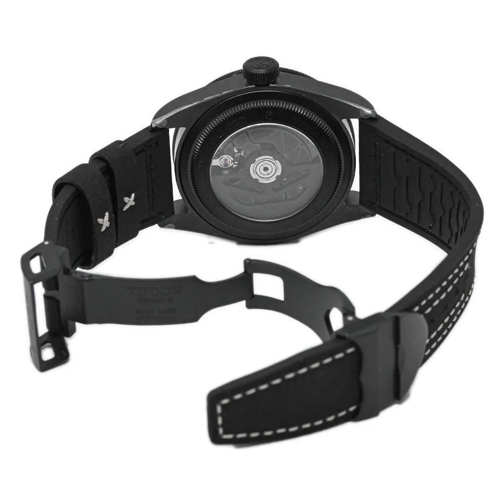 Tudor Men's Black Bay Ceramic 41mm Black Dot Dial Watch Reference #: M79210CNU