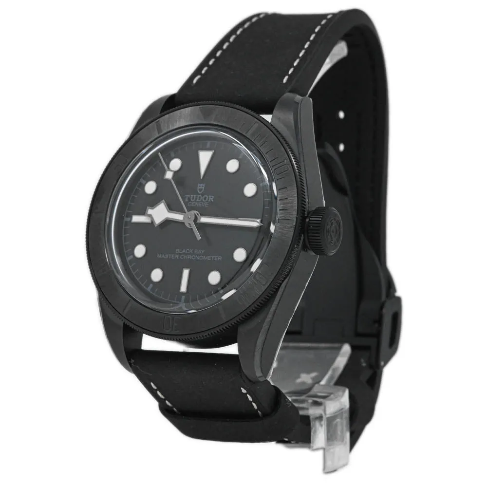 Tudor Men's Black Bay Ceramic 41mm Black Dot Dial Watch Reference #: M79210CNU