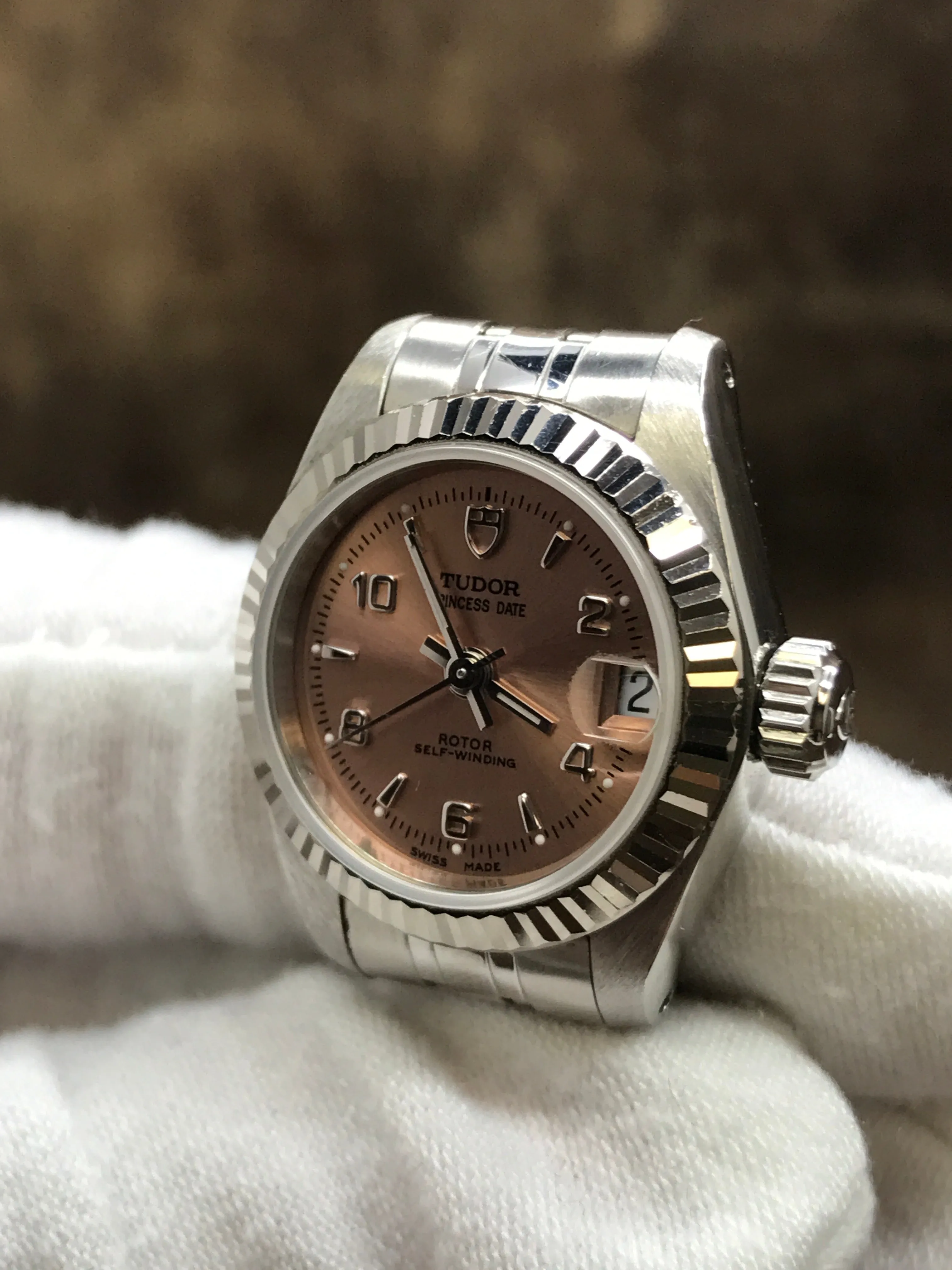 Tudor Princess Date 92514 Pink Dial Automatic Women's Watch