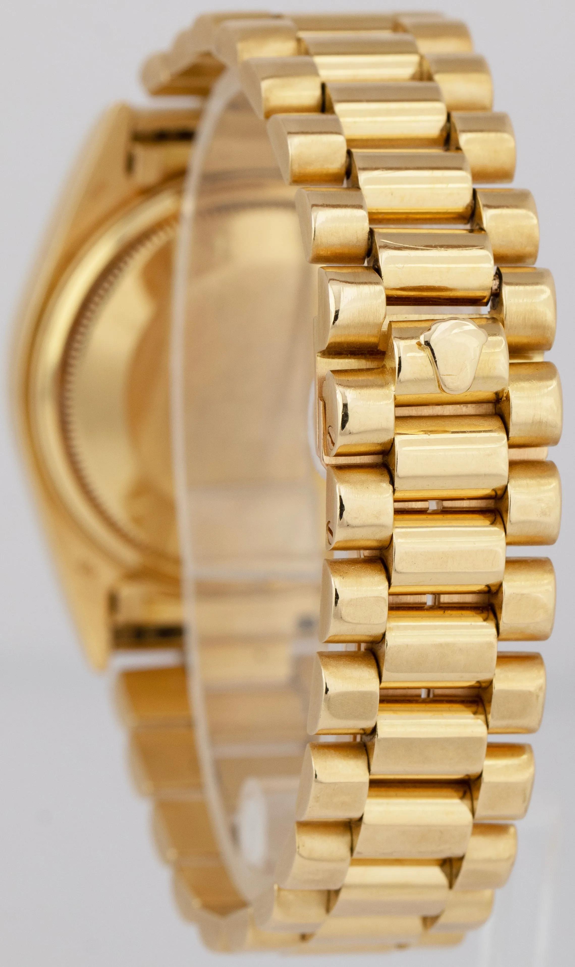 UNDATED Rolex Day-Date President Champagne Tapestry 36mm Watch 18038 PAPERS