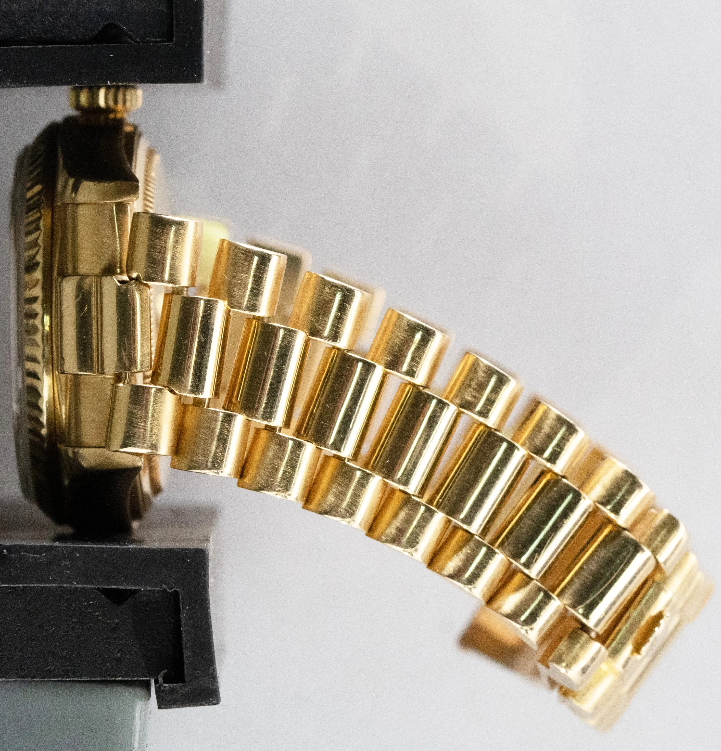 UNDATED Rolex Day-Date President Champagne Tapestry 36mm Watch 18038 PAPERS